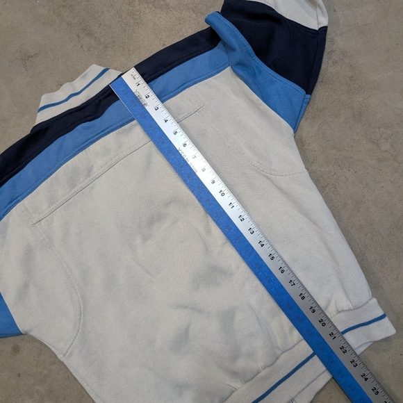 VTG 70s/80s Adidas Track Jacket White Blue Black Mens M? - Picture 9 of 9